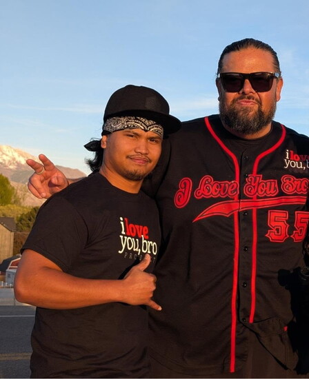The two men who started it all, Aaron (left) and Joe (right), the original brothers of the I Love You Bro Project.