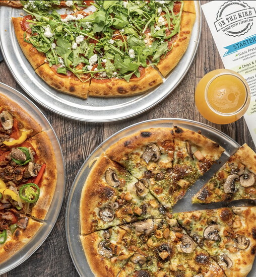 The bar's Neapolitan-style pizzas are made with imported flour.