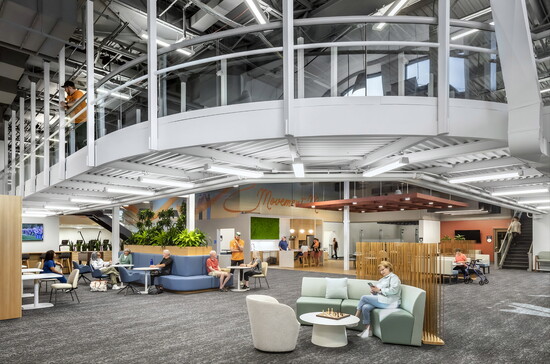 Main common area of the center