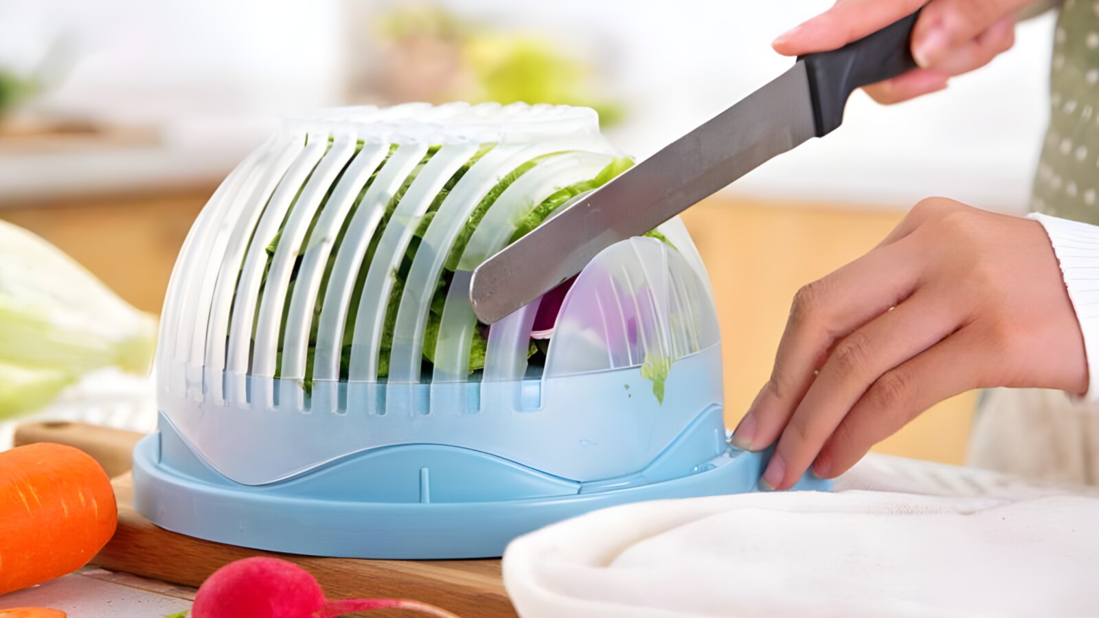The best way to meal prep is with Fullstar's 6-in-1 Mandoline Slicer 