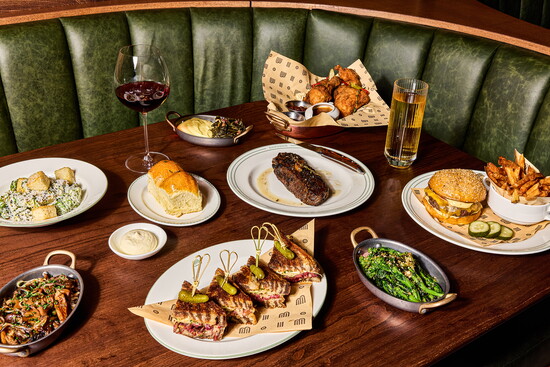 A simple yet elegant spread from the Bludorn kitchen. Photo Credit: Bethany Ochs.