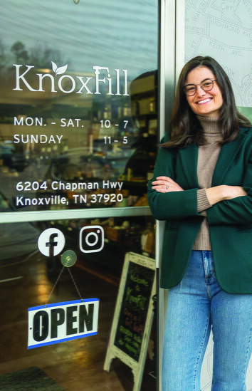 Michaela Barnett, owner of KnoxFill
