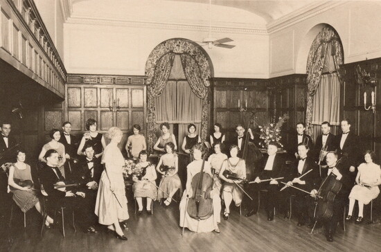 Bertha Walburn Clark’s Little Symphony (Alec Riedl Postcard Collection/KHP)