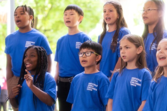 Knoxville Opera's Children’s Choir. Photo: Eli Johnson