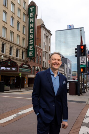 Knoxville Opera's General Director and CEO Jason Hardy