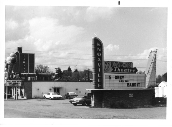 Historic photo of Knoxville Drive-in Movie Theatre by John Kelley