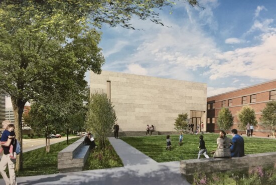 Courtyard Rendering of New School