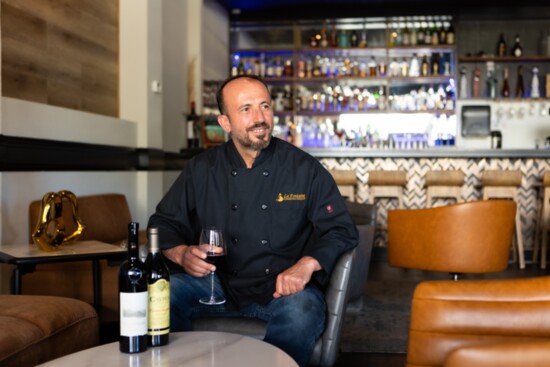 Hasan enjoys having a cocktail before his dinner in the lounge area. “I like my customers to enjoy that atmosphere. That's why my lounge area is comfortable." 