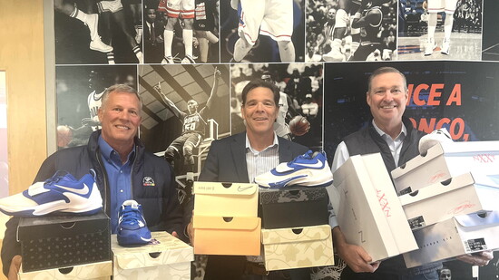 From left Bryan Mooney, Tim Brady and Brian King