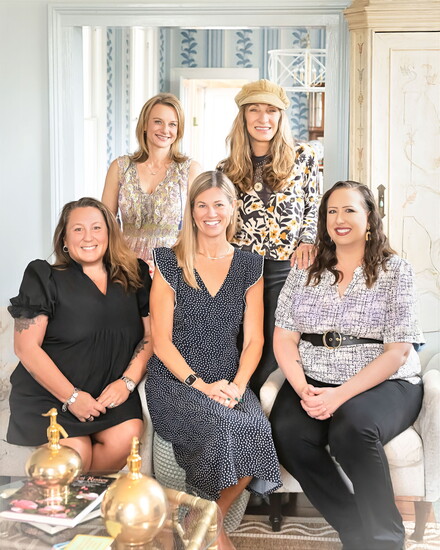 Left to Right: Kim Hughes, AJ Micheletto, Heather McGregor, Maylee Thomas-Fuller, Stephanie Talley