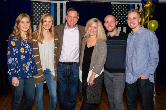 Victoria and Brent Newman with their four children