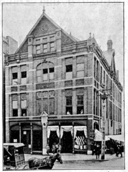 The original Lawson McGhee Library at Gay Street and Vine (KHP)