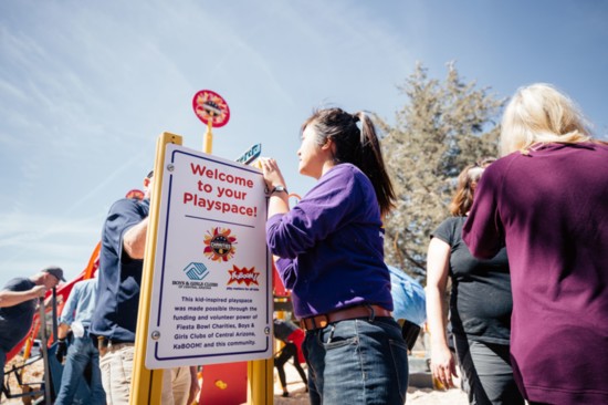 Fiesta Bowl Charities' KaBOOM! playground.