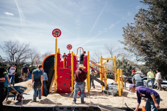 Fiesta Bowl Charities Kaboom! playground.