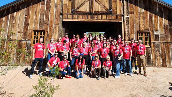 Class 40 at Cattletrack's new barn.