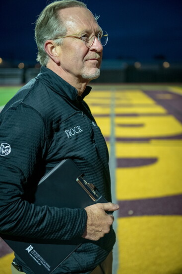 Dr. Rocci Trumper on the Windsor High School sidelines, supporting athletes with the same dedication he brings to every patient he treats at OCR.