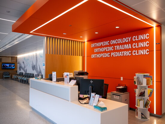 Inside UVA Health Orthopaedic Center. Photo Credit: Cece Rooney