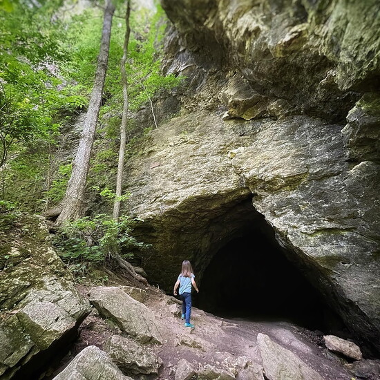 Maquoketa Caves State Park in Iowa