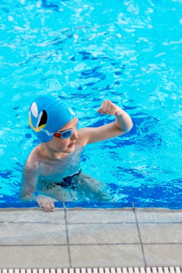 Starting swim lessons early helps with safety and allows youngsters to be comfortable and have more fun in the water. 