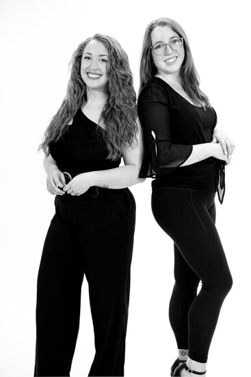 Monica Hockel (left) and Emily Carter