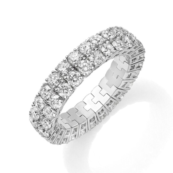 Picchiotti XPANDABLE: double row diamond band