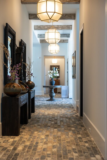 The hallway of 118 Castle Pines Drive, currently for sale. 