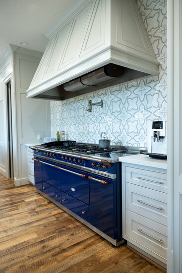 The Seders' kitchen, designed to be timeless.