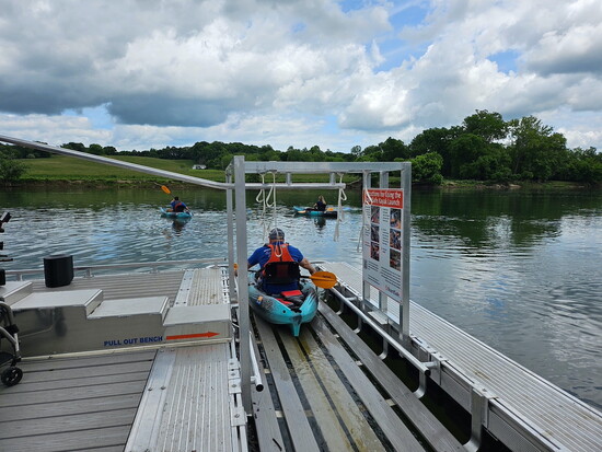 All access adaptive boat launch