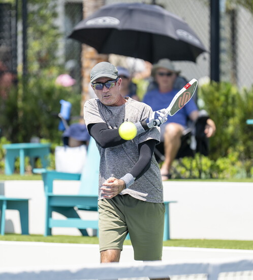 Fusco returns a shot. (Photo by Brian Glantz-1st Glantz Media)