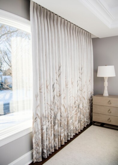Custom Drapery By Window Works, Design by Leipold Design Group