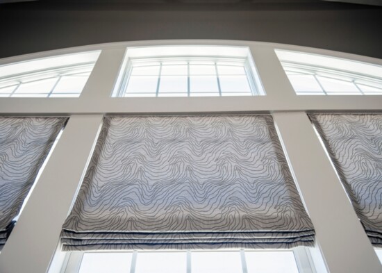 Custom Window Treatment By Window Works, Design by Leipold Design Group