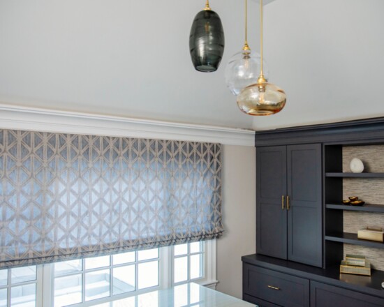 Custom Fabric Shade By Window Works, Design by Leipold Design Group