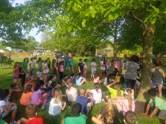 Community Kindness committee facilitator, Sherry Michalak, organized the park gathering to celebrate the accomplishments each committee made this year. 