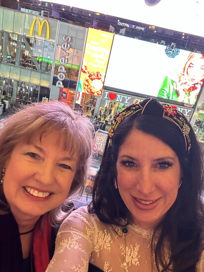 Kelly and her mom Karen, at a Broadway Show in NYC.