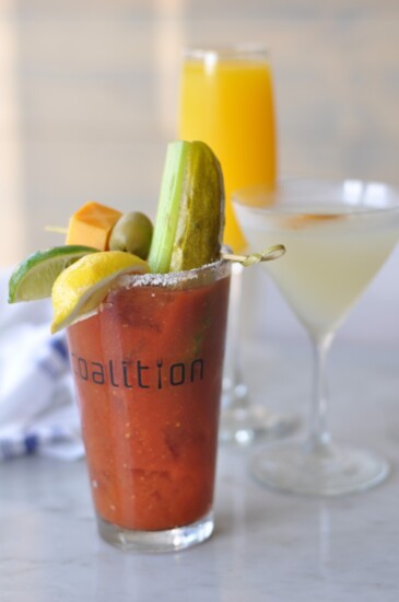 Bloody Marys are a fan favorite at Coalition.