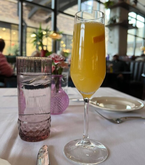 Mimosa from Mr. Paul's Supper Club.