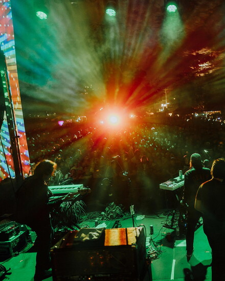 The Black Angels live on stage at Levitation. Photo by Roger Ho.