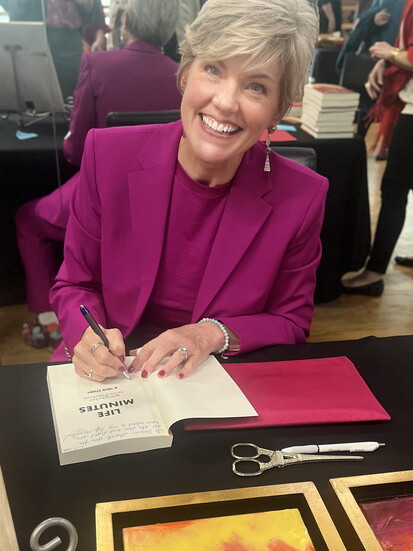 Tara Heaton at officla book signing launch