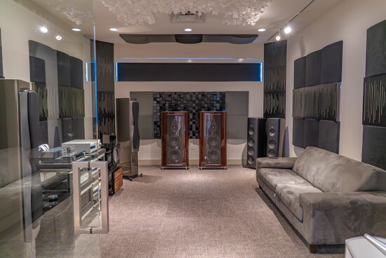 Enjoy music like never before—explore the clarity of sound that comes from quality speakers in Hanson AV's listening rooms.