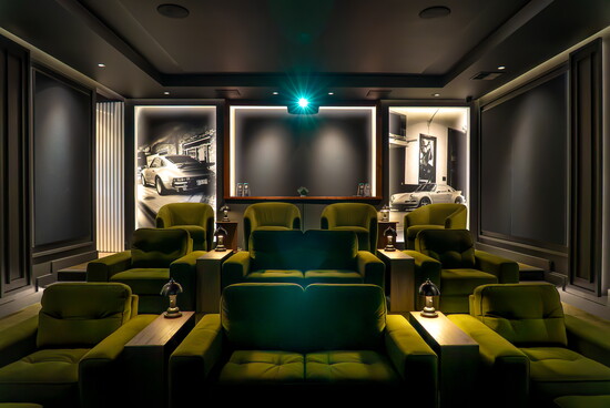 Find this hidden theater room in the Cincinnati Experience Center.