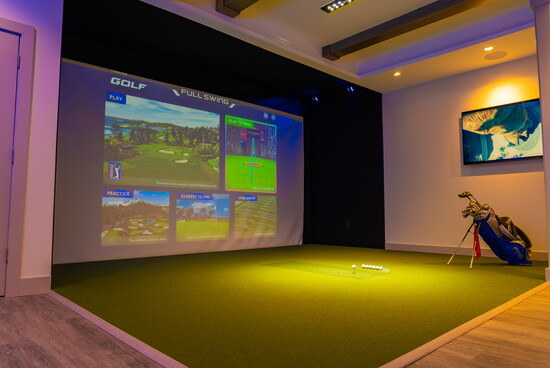 Add interactive entertainment to your home with a golf simulator game system.