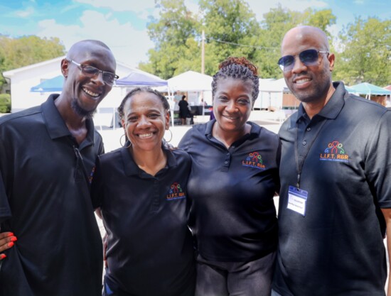 Rolanda Macharia,  L.I.F.T. R&R founder (second from left). 