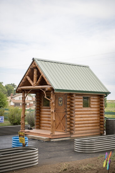 The beehive cabin at First Responders Trauma Services - where the natural hum inside helps responders find calm and healing from trauma.