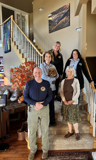 (L-R) Founders, Ed & Joanne Rupert, and staff members Karen Nicholson, Debra Unger, and Isabel Spruce.