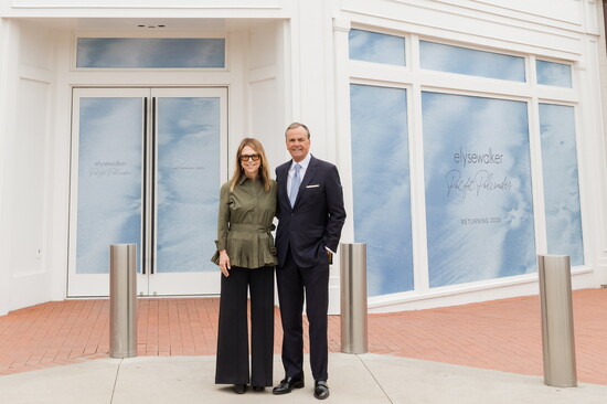 Caruso with Elyse Walker, who is reopening her flagship boutique at Palisades Village