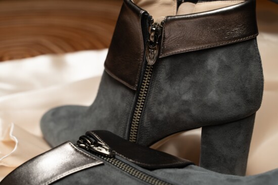 Suede Metal Ankle Boot $248.00