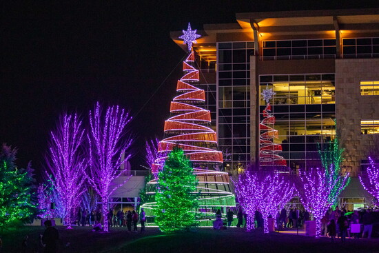 The 75 foot ribbon tree  Photo courtesy Scentsy