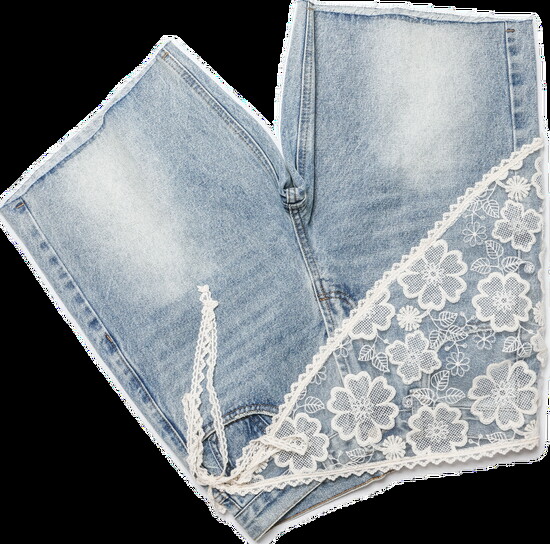 Elsie Denim Bermuda Shorts — Crafted from classic light-wash denim with a perfectly lived-in fade