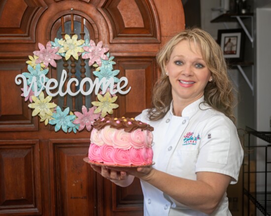 Lili Bella's owner Jennifer Ramos welcomes guests to her bakery.