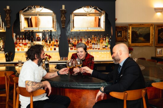 Chef Ben Tilatti, Jessica King, and Aaron Thompson